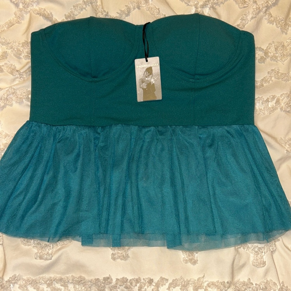 NWT Sincerely jules Bustier Corset Top Size Large